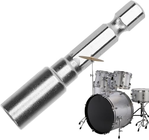Stimmschlüssel Ergonomischer Präzisions-Tragbarer Metall-Klavierstimmhammer | Trommelstimmer Für Harfenstimmer Snare-Drum-Key Klavier Jazz Percussionisten Frauen Männer Zuhause und Reise Bohrer Zu