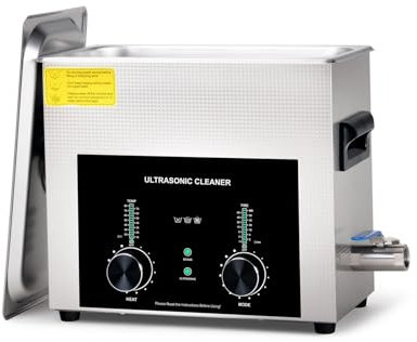 TIEOAXFT Smart Mechanical Ultrasonic Cleaner 6.5 Liter With Degas Function