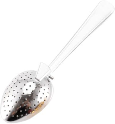 Stainless Steel Tea Diffuser - Instant Ball Infuser With Extended Handle, Loose Leaf Tea Strainer | TEA PRECISION MESH Steeper With Easy Open Tongs, Infuser