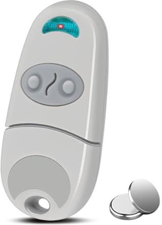 Tor Fernbedienung, 433,92 MHz Garagentor Fernbedienung, C@me-Fernbedienung kompatibel mit 433,92 MHz EV-, NA-, EE, 2 Kanäle (1 Stück)