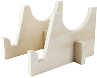 Ausi Balance Board Holz-Lagerregal, Kompakter Wackelbrettständer, für Fitness Office Home