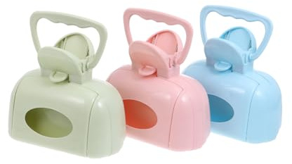 ERINGOGO 3 pièces Ramasse-crottes pour Animaux Plastique Outil de Nettoyage Extérieur avec Poignée Ergonomique pour Chiens et Chats