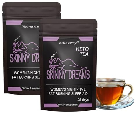 Tè Naturale Dimagrante Da 28 Giorni - Aiuto For Il Sonno, Rilassamento E Notti Tranquille | Miscela Di Erbe Calmanti For Un Sonno Migliore E Benessere(2PCS)