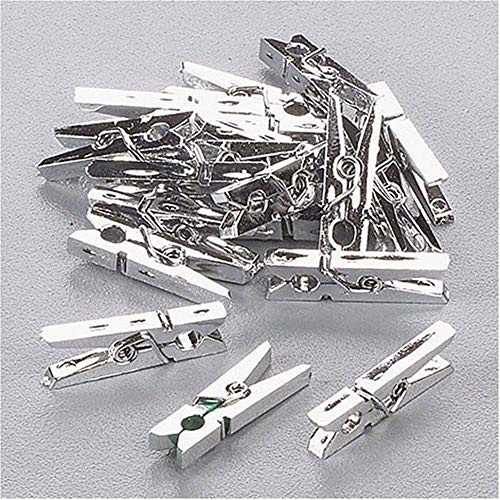 Gütermann / KnorrPrandell 3062075 - Miniklammer 25mm silberfarbe, 20 Stück/Beutel