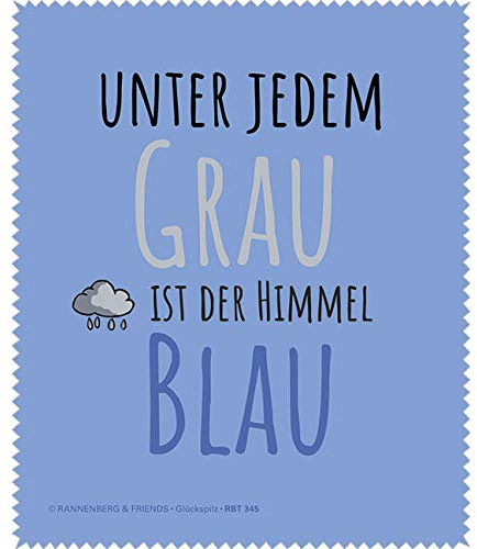 BrillenputztuchUnter jedem Grau von Rannenberg & Friends | Gr??e: ca. 15x18cm