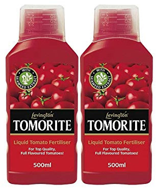 Fertiliser Levington Tomorite Seaweed Enriched Liquid Tomato 500ml (2 Bottles)
