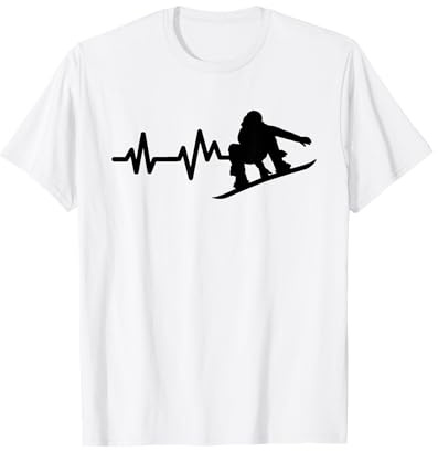 Snowboard Heartbeat Snowboard T-Shirt