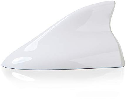 Ramble- Haifisch Antenne Für Renault Clio, VW Polo Golf (Stärken Stil, Weiß)