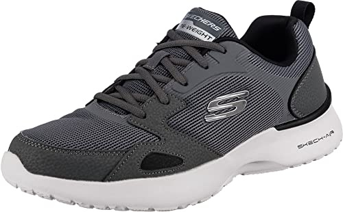 Skechers Skech-air Dynamight Venturik, Scarpe da ginnastica Uomo, Rivestimento In Tessuto Sintetico Antracite, 42.5 EU