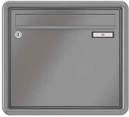 RENZ / RS3000 / Unterputz-Briefkastenanlage Einbau-Briefkasten/RAL-Farbe 9007 Volumen 12 L/Dein-Briefkasten.de