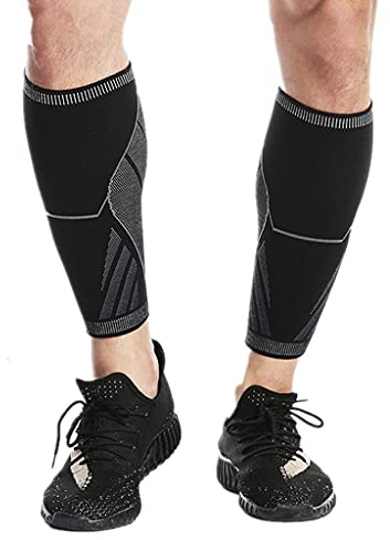 SOLO ACTFIT Tutore Polpaccio, Fascia Polpaccio Compressione Sport, Allevia la Dolore al Polpaccio, Supporto per Polpaccio per Recupero e Allenamento, Shin Splint, Running, Sport, Circolazione