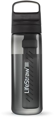 LifeStraw Go Serie - BPA-freie Trinkflasche mit Wasserfilter für Reisen und den täglichen Gebrauch - entfernt Bakterien, Parasiten, Mikroplastik und verbessert den Geschmack