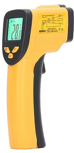 Industrielles Infrarot-Thermometer, Berührungslos, Handlich, Temperaturmessung von 50 Bis 550 Grad Celsius, für Heißwasserleitungen, Wärmemaschinenteile, Kochflächen und Mehr