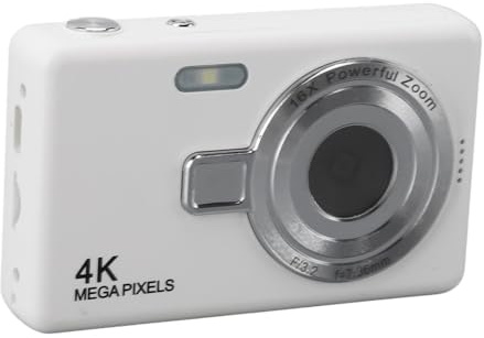Digitalkamera, 12 MP 1080P Digitale Point-and-Shoot-Kamera mit 2,4-Zoll-Bildschirm, 16-fachem Zoom, Tragbare Kompaktkamera, Taschen-Digitalkamera für Kinder, Teenager, Mädchen,