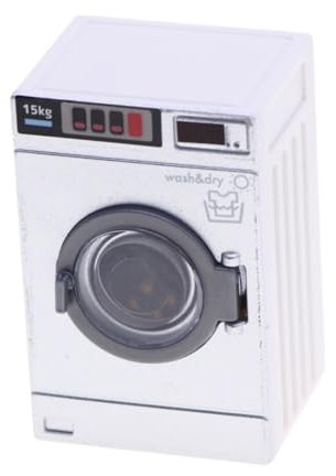 Luwecf Miniature Dollhouse Washing Machine 1/12 Accessories Model Home Appliance