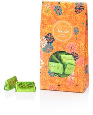Venchi – Murrine Kollektion – Geschenkbox mit sortierten Pistazien-Pralinen, 300 g – Mit echter Pistazienpaste – Geschenkidee – Gluteinfrei