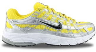 Nike P-6000 Men's Shoes (CD6404-701, Lightning/Metallic Silver/White/Black) Size 9.5