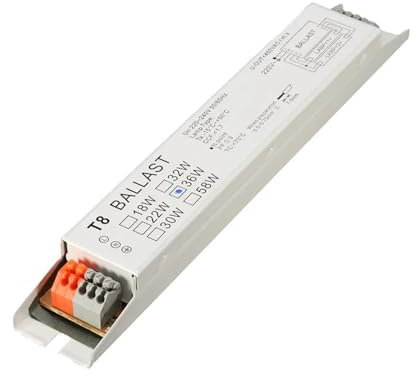 ZMZYELPECB 2 pièces 220-240V AC 2x18W 2x30W 2x36W 2x58W Ballast électronique for Lampe Fluorescente T8 à Large Tension(2x36W)