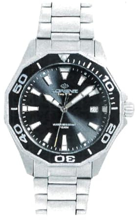 Lorenz Easy Time Sport 030214AA - Orologio sportivo da donna - Orologio al quarzo con cinturino in acciaio