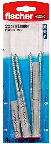 fischer 90484 Stockschraube STS 8 x 140 und UX K SB-SaMo