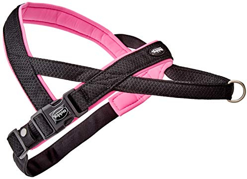 Nobby, pettorina per cani, tipo norvegese, modello Mesh Preno L(L: 60-76 cm + 46 cm; B: 25/35 mm) rosa