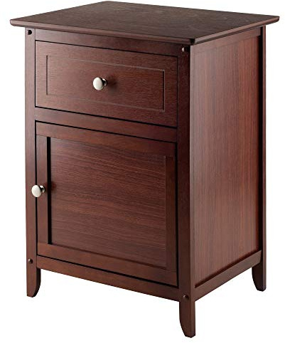 Winsome 25 x 18.9 x 14.96-Inch Wood Night Stand/Accent Table, Brown (94215)