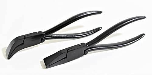 Mini alicates de plegado curvados rectos tejador fontanero