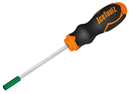 IceToolz Spoke Tool für 3.2mm Square Nipples, Schwarz, M, 24012B3