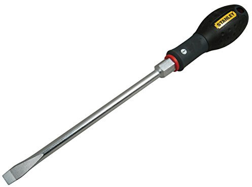 STANLEY Fmht0-62619 Gamme FATMAX Tournevis Mécanicien Avec Écrou 6,5 X 150 X 1,2 Mm - Fabriqué En France - Liaison Quasi Incassables - Noyau En Une Pièce - Revêtement Bi Matière - Acier