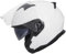 Zorax Weiß XL (61-62cm) ZOR-602 Offenes Gesicht Jethelme mit Doppelvisier Motorradhelm Damen und Herren ECE 2206 Genehmigt
