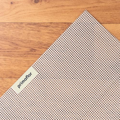 Primaflor Hochwertige Anti-Rutsch-Matte für Teppiche Gitter Grau, 130 x 190, Zuschneidbare Teppichunterlage, Waschbarer Teppichstopper, Universal Gleitschutz, Rutsch-Stopp