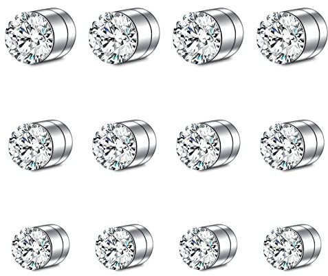 MODRSA Fake Nose Stud - Magnetic Nose Ring & Piercing - 3mm, 4mm, 5mm