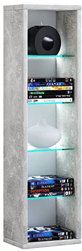VCM Holz CD DVD Regal | Bücherregal | Aufbewahrung | Maße H. 77 x B. 21 x T. 14 cm | Standregal - Rasato L