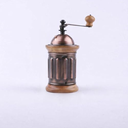 misppro Vintage Style Professional Manual Coffee Grinder, Hand Grinder for Kitchen, Gifts for Cafe Bar