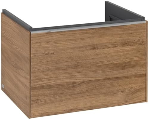 Villeroy & Boch V&B Waschtischunterschrank Subway 3.0 62,2x42,9x47,8cm, o LE/Gr Alu gl, Kan Oa