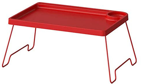 Tragbarer Tabletttisch, 52 x 35 cm, klappbarer Schoßschreibtisch, Laptop-Betttisch, Laptop-Betttablett-Schreibtisch, Laptop-Betttisch zum Frühstück, Lesen, Zeichnen, Schreiben, Arbeiten (Farbe: Grün
