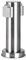 Garten Steckdose Steckdosensäule aus Edelstahl mehrfach, max. 3680 Watt, IP44 wetterfest, Outdoor Außenbereich, rund silber