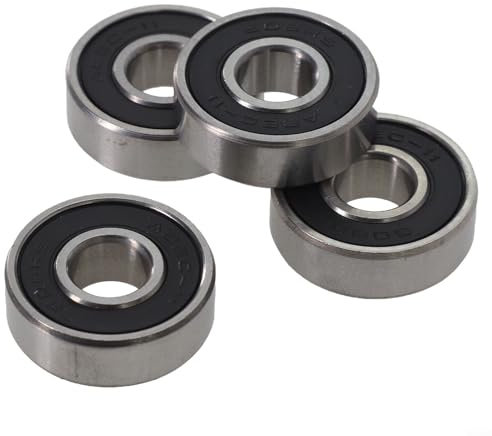 ABEC11 Kugellager für Skateboard, Roller, Hochgeschwindigkeits-Rollenlager, Schwarz, 8 Stück