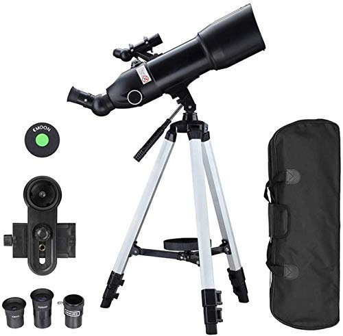 HZHXIFUFA Hochleistungsfernglas, astronomisches Teleskop mit tragbarem Aufbewahrungsbeutel mit hohem Ständer, Telefonständer, 16-133X Moonshot Monokular-Anfängerteleskop für drinnen/draußen
