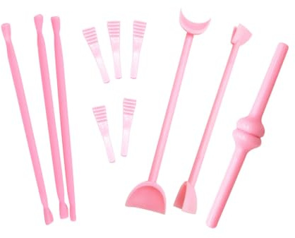 Ciieeo Fondant Cake Carving Tools Set 11 Pieces Kit for Tool Cake Decorating Multi-use for Baking Decorations