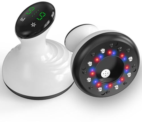 Rkdely Masajeador Ventosa Anticelulitico, 9 Nivel Masajeador Anticelulitis Eléctrica Masaje Ventosas con Infrarrojos, Aparato Celulitis Guasha para Pies, Manos, Alivio del Dolor de Espalda