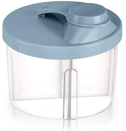 Qvhgnxcm Milk Powder Dispenser Portable Non-Spill Rotating Four-Compartment Formula Dispenser and Snack Storage Container, Outdoor Food Container Portable Snack Box for (Pink)
