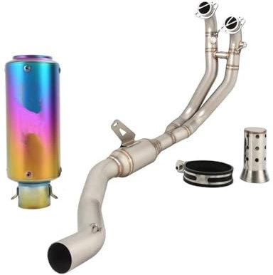 Adjustable Muffler Silencer For RS 660 For TUONO 660 2021-2024 Complete Exhaust Front Link Pipe 51mm Muffler Silencer Removable