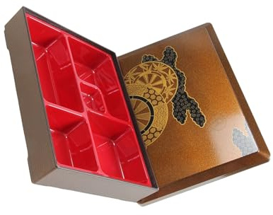 Qsvbeeqj Fiambrera japonesa apilable con mejora de la retención de calor, construcción de doble pared, material de plástico, fiambrera térmica