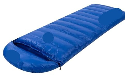 Schlafsack Daunenschlafsack im Umschlagstil, ultraleichte Gänsedaunen, wasserdicht, Übergröße, for den Winter, warm, for Reisen, Wandern, Camping(Blue,1000g)
