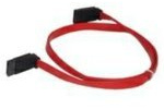 Microconnect SATA/SATA 0.5m Cable de SATA 0,5 m Rojo - Cable SATA (0,5 m, SATA I, Male Connector/Male Connector, Rojo, Izquierda, Izquierda)
