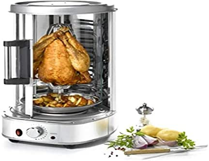 Générique 000414 Asador Vertical de plástico Negro 52 x 27 x 51 cm