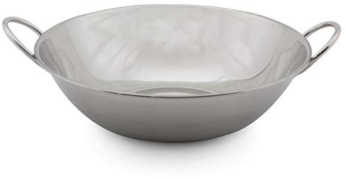 Sabichi Acciaio Inox 18cm Balti Servizio Tavolo Insalata Piatto Scodella 102812E