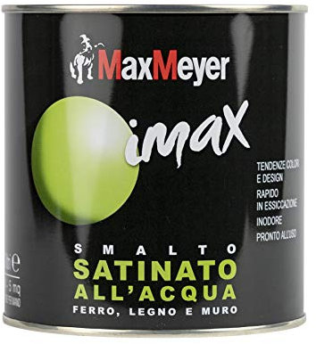 MaxMeyer Smalto all' acqua finitura satinata Giallo Arancio 0,5 L [Cod.162572C400036]