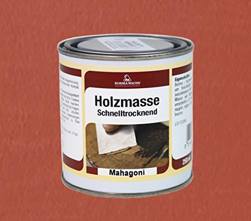 Fertige 1K Holzmasse aus Echtholzmehl hergestellt 250ml Mahagoni - 62